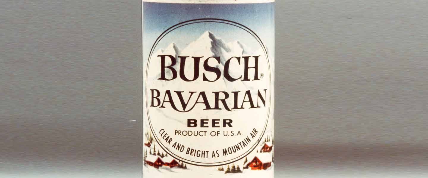 Busch Beer Vintage Bavarian can