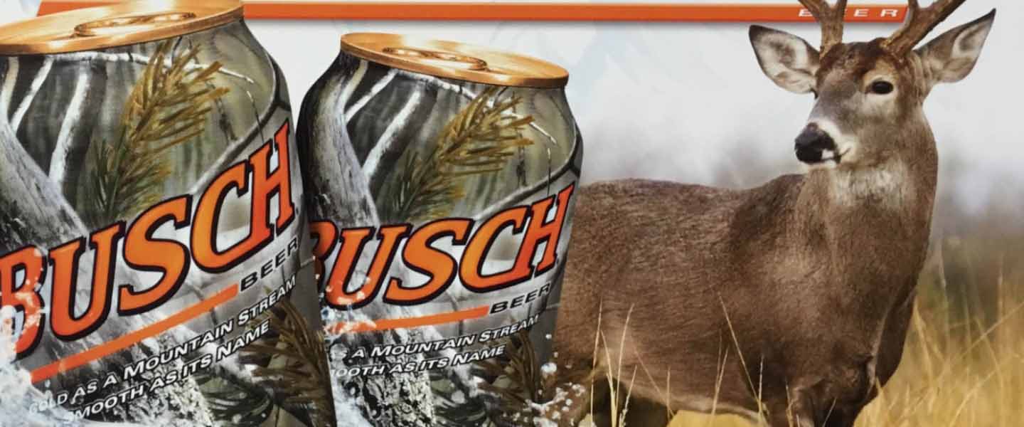 Busch Vintage hunting beer