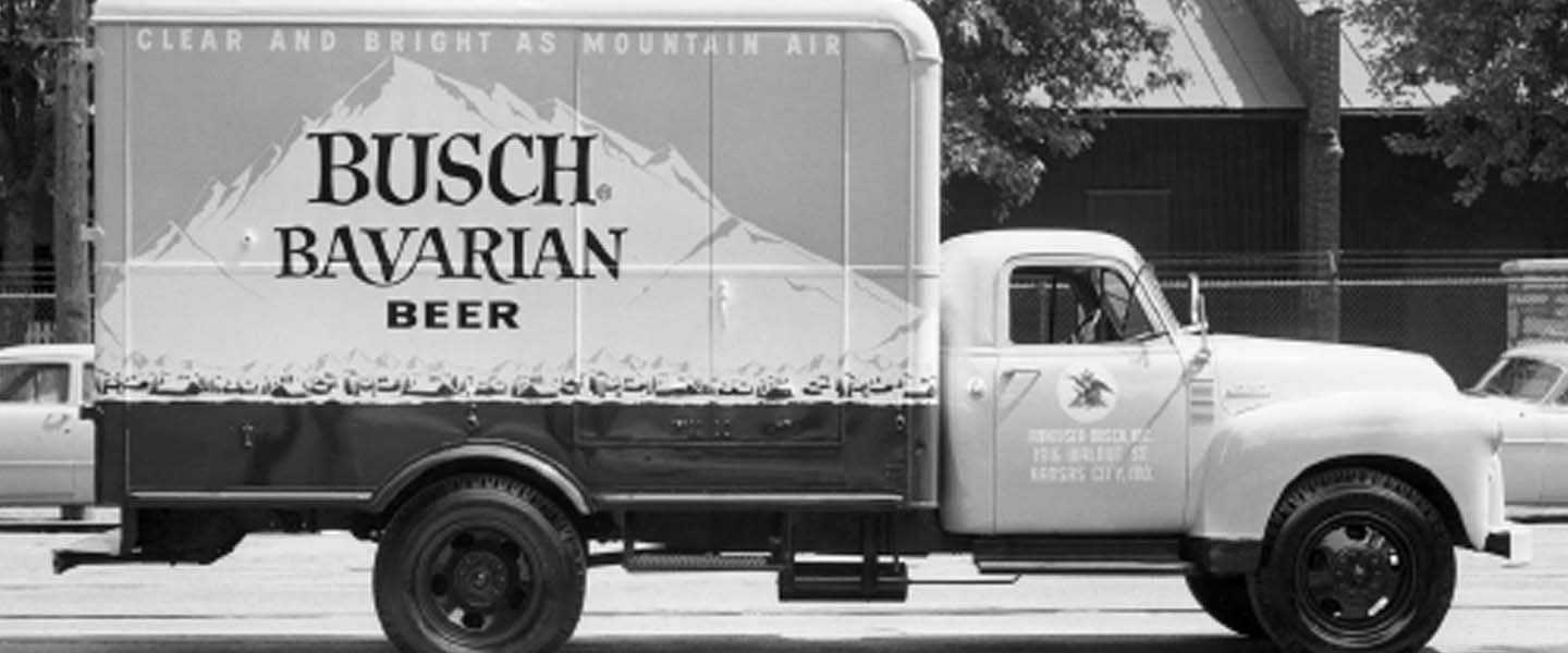 Busch Beer Vintage Bavarian truck