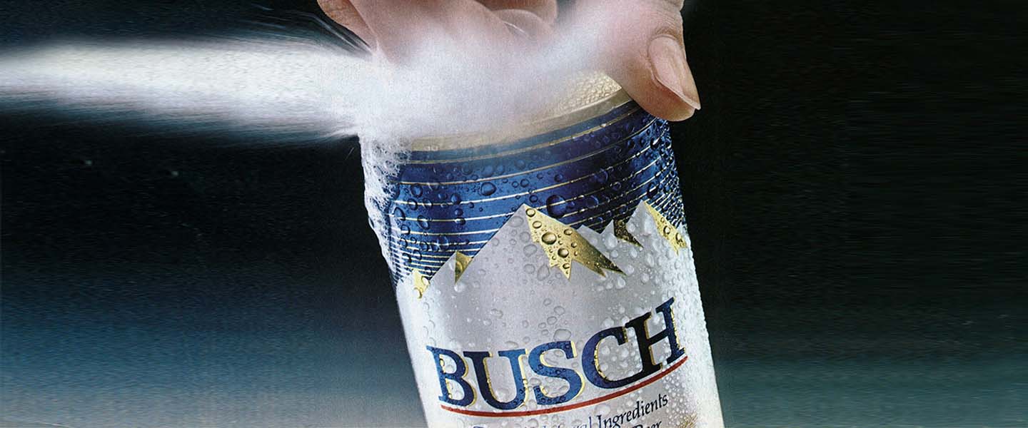 Busch Beer Vintage can